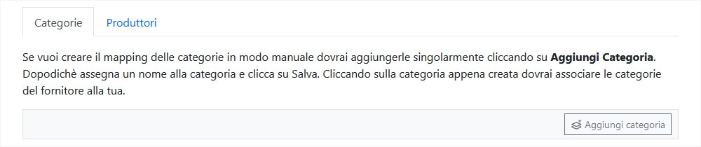 Mapping manuale Mapping manuale