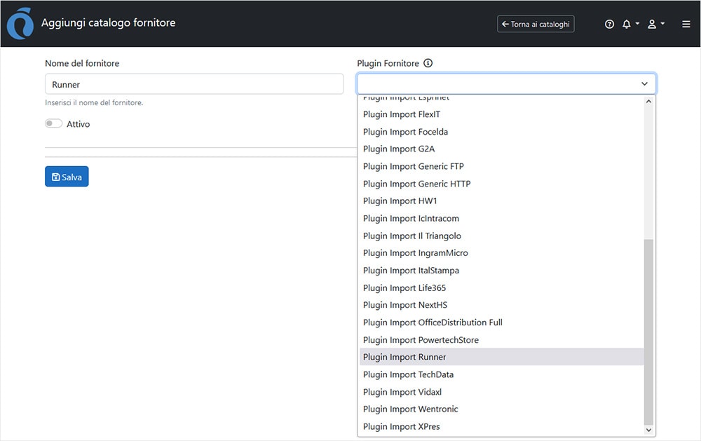 ImporterONE-cloud-nuovo-fornitore ImporterONE-cloud-nuovo-fornitore
