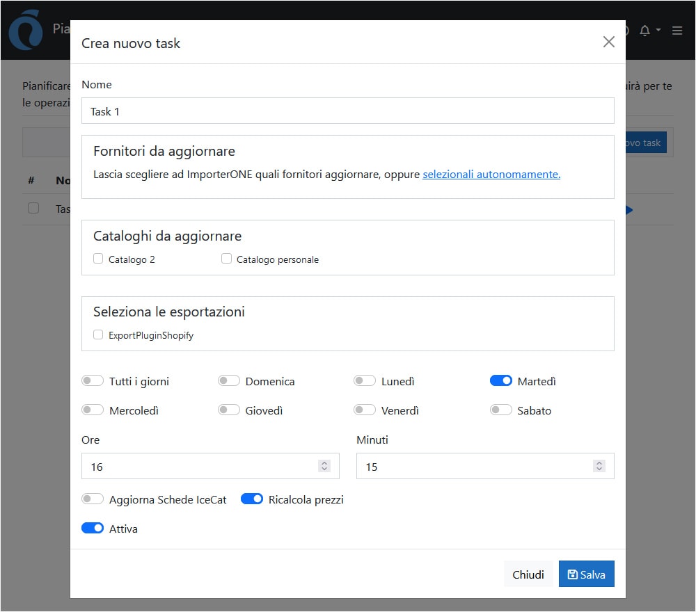 Pianificazioni Pianificazioni