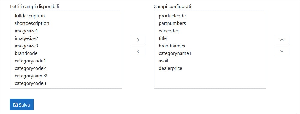 Configurazione Plugin generico HTTP ImporterONE Configurazione Plugin generico HTTP ImporterONE