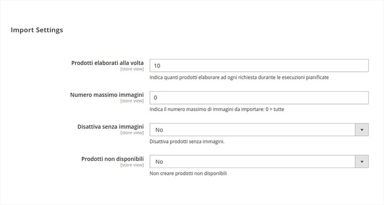 importare prodotti Magento importare prodotti Magento