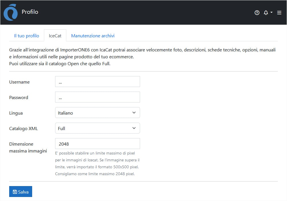 Account Icecat Account Icecat