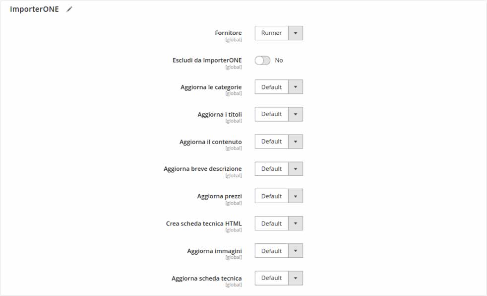 Agggiornare un prodotto Agggiornare un prodotto