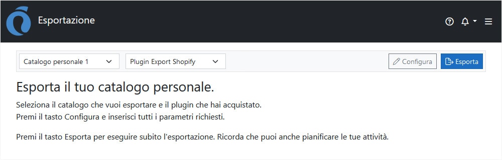 Export plugin Shopify ImporterONE Export plugin Shopify ImporterONE