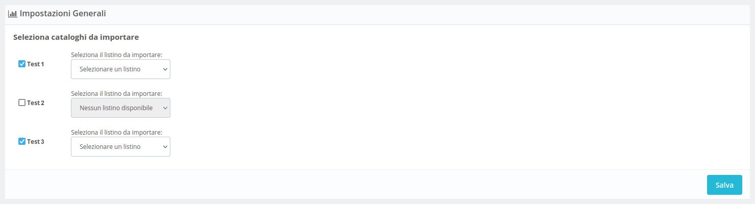 ImporterONE multicatalogo su PrestaShop ImporterONE multicatalogo su PrestaShop